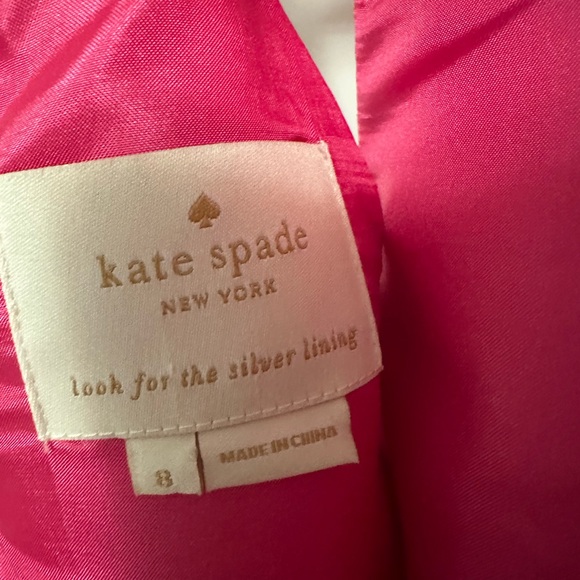 Kate Spade dress, hot pink, size 8 - Picture 4 of 4